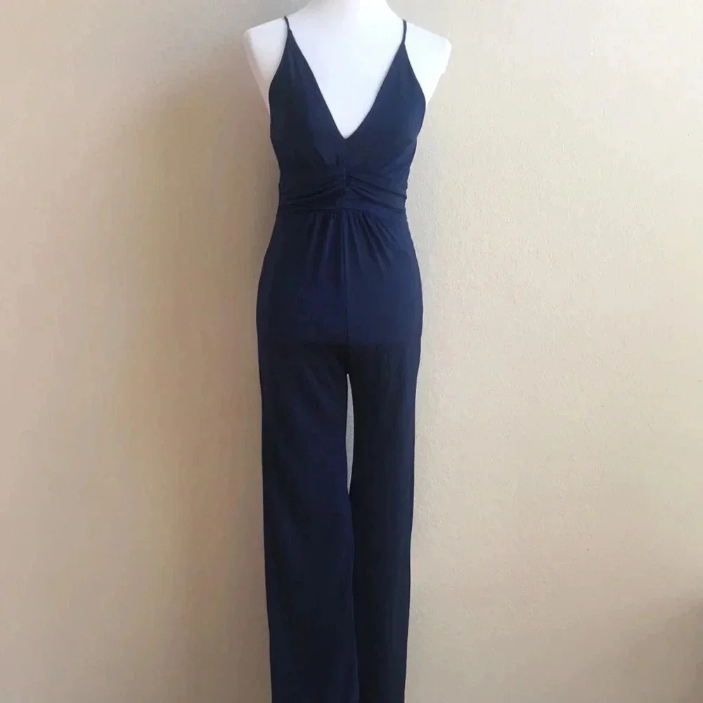 Fashion Nova Blue Jumpsuit